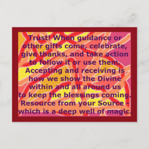 Creative Briefkaart 3 Trust Magic Well Source inge