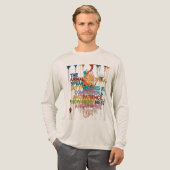 Creative Brushstroke T-Shirt – Inspirational Quote (Voorkant)