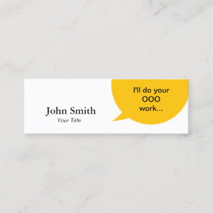 Creative Bubble Professional Mini Mini Visitekaartje