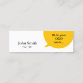 Creative Bubble Professional Mini Mini Visitekaartje (Voorkant)