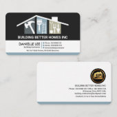 Creative Building Rooftop Professional Builder Visitekaartje (Voorkant / Achterkant)
