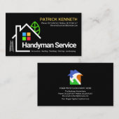 Creative Building Structure Handyman Contractor Visitekaartje (Voorkant / Achterkant)