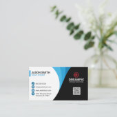 CREATIVE BUSINESS CARD VISITEKAARTJE (Staand voorkant)