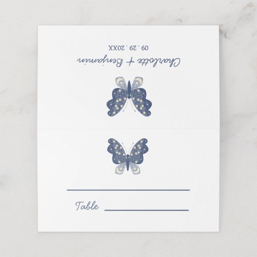 Creative Butterfly Wedding (Buitenkant ongevouwen)