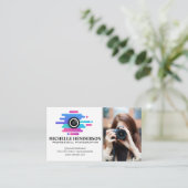 Creative Camera Logo | Artist Visitekaartje (Staand voorkant)