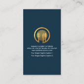 Creative Caterer Tuxedo Serving Gold Cutlery Visitekaartje (Achterkant)