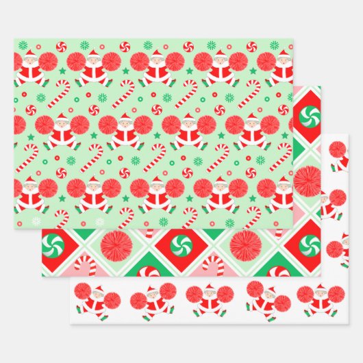 Creative Cheerleading Holiday Gift Inpakpapier Vel (Set)