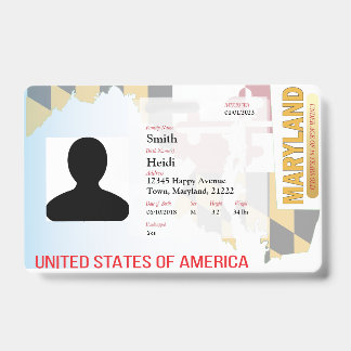 CREATIVE Child ID- Maryland Vlag Badge