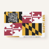 CREATIVE Child ID- Maryland Vlag Badge (Achterkant)