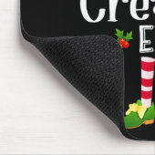 Creative Christmas Elf Matching Pajama X-mas Party Muismat (Hoek)