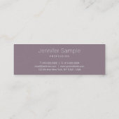 Creative Clean Design Modern Luxury Professional Mini Visitekaartje (Achterkant)