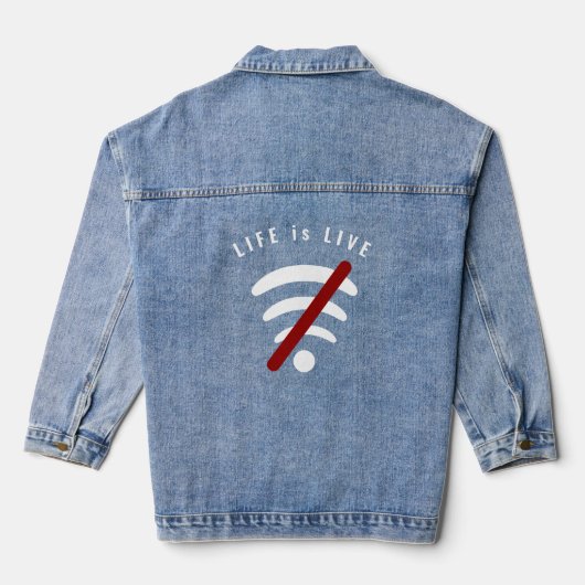 Creative Denim Jacket (Achterkant)