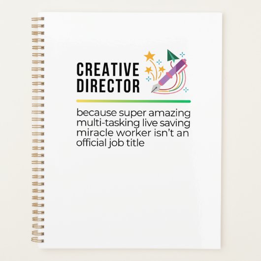Creative Director Planner (Voorkant)