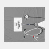 Creative Doctor Fleece Deken (Voorkant (Horizontaal))