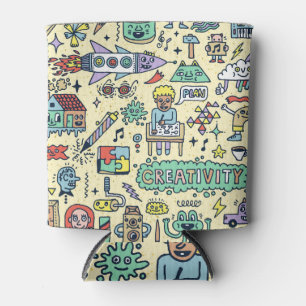 Creative Doodles: Leuke activiteitenset Blikjeskoeler