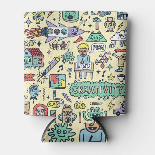 Creative Doodles: Leuke activiteitenset Blikjeskoeler (Voorkant)