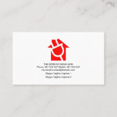 Creative Electrical Audio Panel Electricia Visitekaartje (Achterkant)