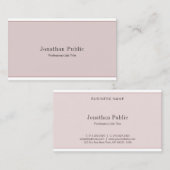 Creative Elegant Minimalist Modern Professional Visitekaartje (Voorkant / Achterkant)