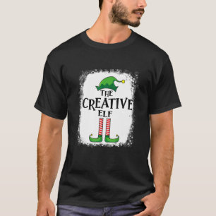 Creative Elf Matching Family Funny Kerstparty T-shirt