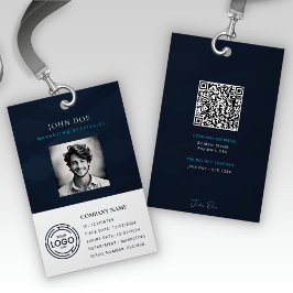 Creative Employee Photo ID Bedrijfsbeveiligingsbad Badge