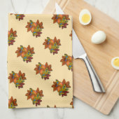 Creative Fall-Thanksgiving Theedoek (Quarter Fold)