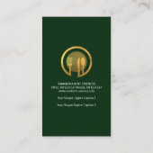 Creative Faux Gold Cutlery Serving Dish Visitekaartje (Achterkant)