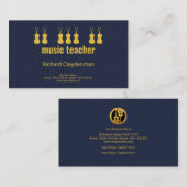 Creative Floins Music Teacher Visitekaartje (Voorkant / Achterkant)