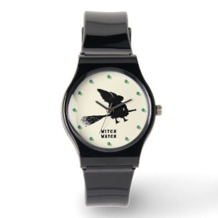Creative Flying Witch Horloge