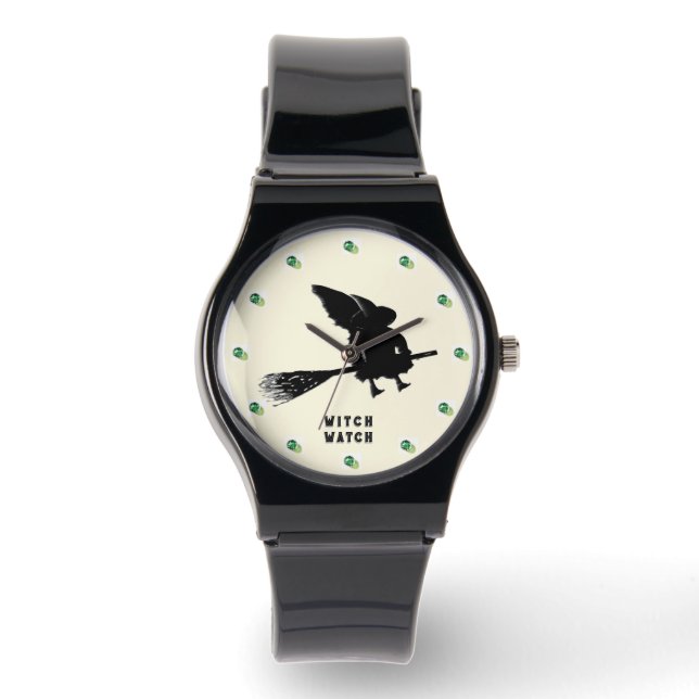 Creative Flying Witch Horloge (Voorkant)