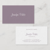 Creative Freehand Script Professional Elegant Luxe Visitekaartje (Voorkant / Achterkant)