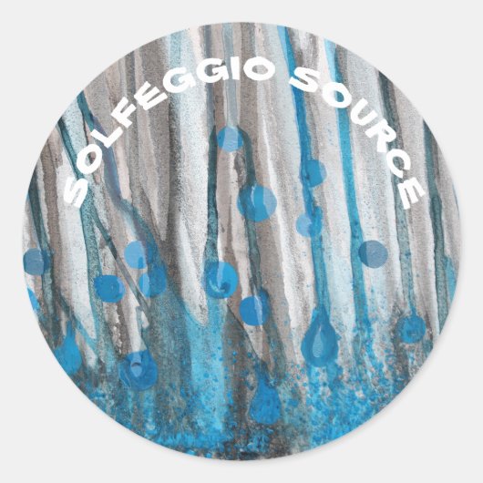 Creative Frequencies Sticker - Solfeggio Bron (Voorkant)