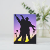 CREATIVE FUN COUPLE JUBILEUM PARTY INVITATION KAART (Staand voorkant)