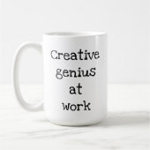 Creative Genius au travail Mug (Gauche)