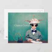 Creative Genius-Design Briefkaart (Voorkant / Achterkant)