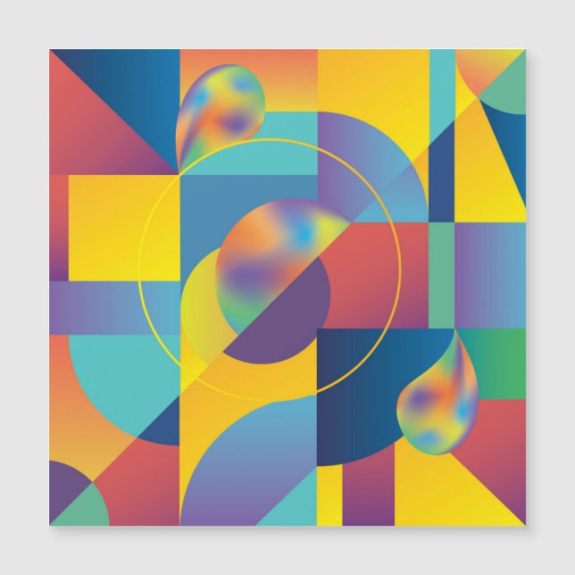 Creative Geometric: Abstract  Hoesje. (Voorkant)