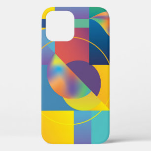 Creative Geometric: Abstract Hoesje. iPhone 12 Hoesje
