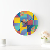 Creative Geometric: Abstract Hoesje. Grote Klok (Huis)