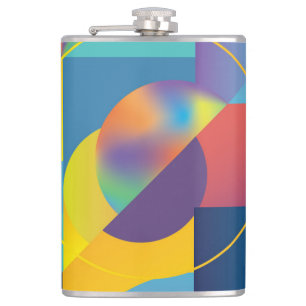 Creative Geometric: Abstract  Hoesje. Heupfles