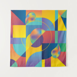 Creative Geometric: Abstract  Hoesje. Wandkleed