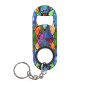 Creative Glas in lood Art Mini Flessenopener (Voorkant)