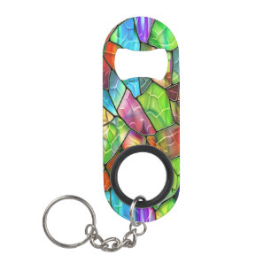 Creative Glas in lood Mosaic Mini Flessenopener