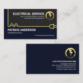 Creative Gold Home Electrical WBedrading Circuit Visitekaartje (Voorkant / Achterkant)