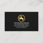 Creative Gold Home Plumber Service Visitekaartje (Achterkant)
