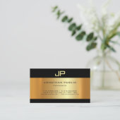 Creative Gold Light Shadow Moderne Aesthetische Lu Visitekaartje (Staand voorkant)