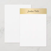 Creative Gold Look Elegant Sjabloon gekalligrafeer (Voorkant / Achterkant)