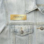 Creative Gold Look Sjabloon Personeelsmedewerker C Naamplaatje (In situ)