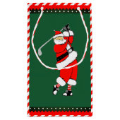 Creative Golf Christmas Petit sac cadeau (Dos)