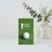 Creative Golfer Golf Coach Visitekaartje (Staand voorkant)