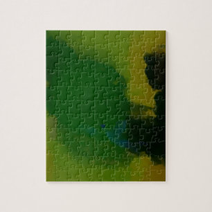 Creative Green Yellow Abstract Legpuzzel