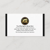 Creative Handyman-gereedschapspanelen Visitekaartje (Achterkant)